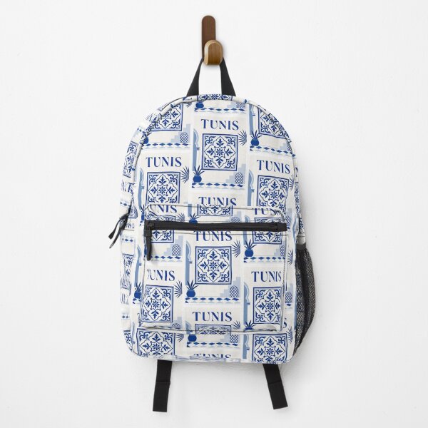 Item preview, Tunis Blue Tile Travel Poster designed and sold by Beyond Destinations.