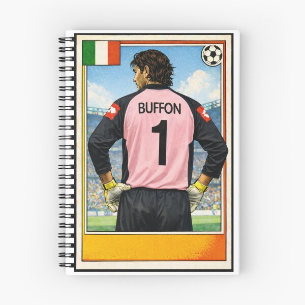 Item preview, Gigi - Retro Buffon Juventus shirt. designed and sold by Tony Panini Retro.