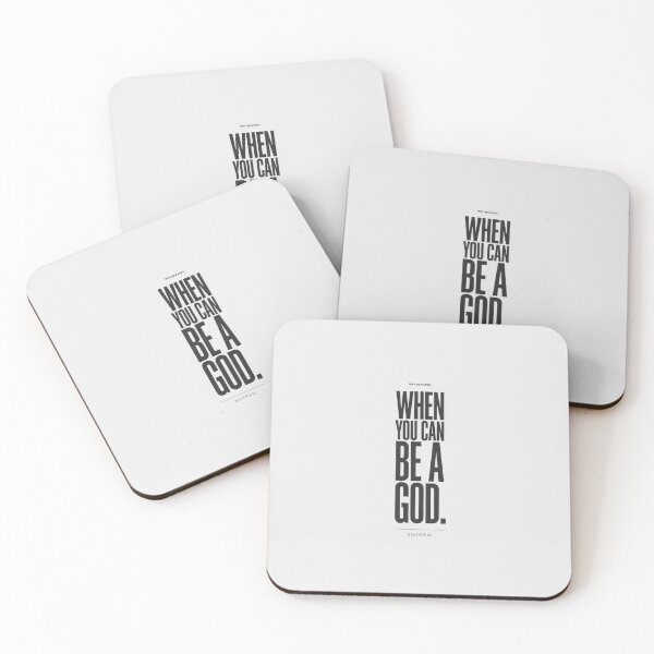 Item preview, Why Be A King When You Can Be A God - Eminem Swiss Minimalist Quote designed and sold by Enea Kelo.