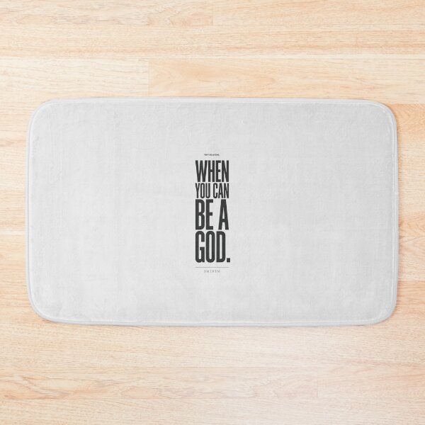Item preview, Why Be A King When You Can Be A God - Eminem Swiss Minimalist Quote designed and sold by Enea Kelo.