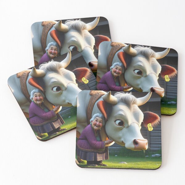 Item preview, Old Fart Milking a Cow designed and sold by Colin Bentham.
