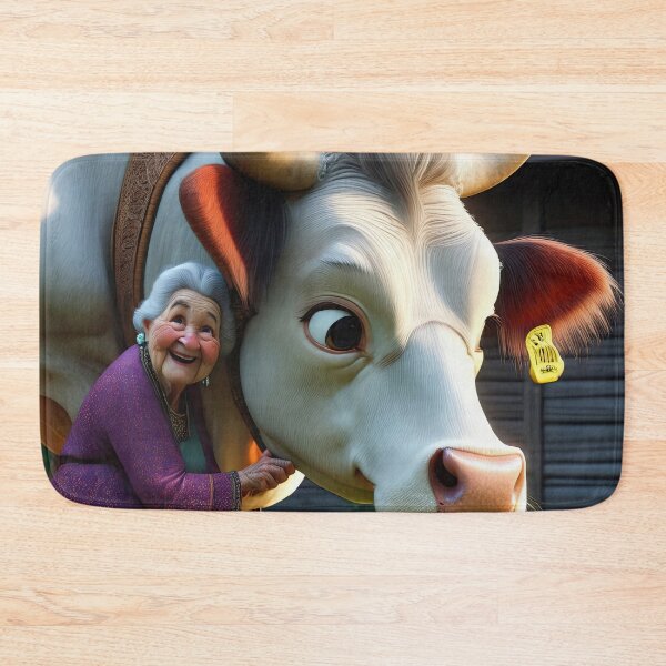 Item preview, Old Fart Milking a Cow designed and sold by Colin Bentham.