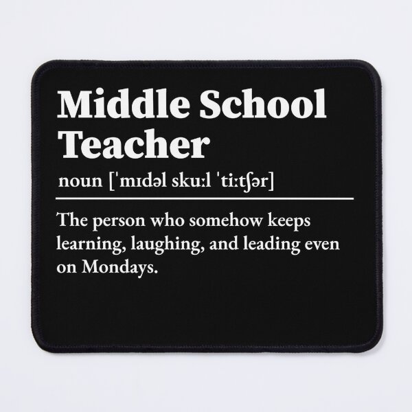 Item preview, Middle School Teacher Definition  designed and sold by LounisArt.