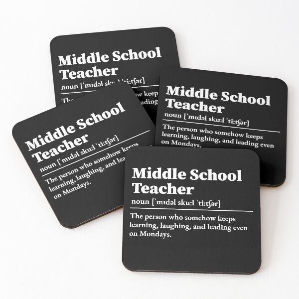 Item preview, Middle School Teacher Definition  designed and sold by LounisArt.