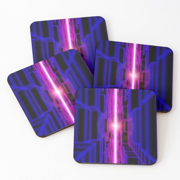 Item preview, Blue Vertical Parallel Blocks designed and sold by Electric Shock!! Design.