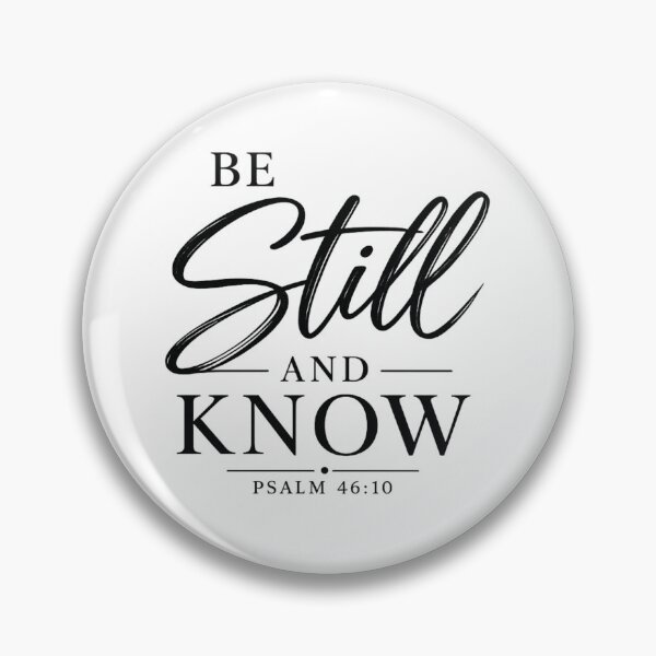 Item preview, Be Still and Know – Psalm 46:10 | Minimal Christian Bible Verse Typography designed and sold by Leefs.