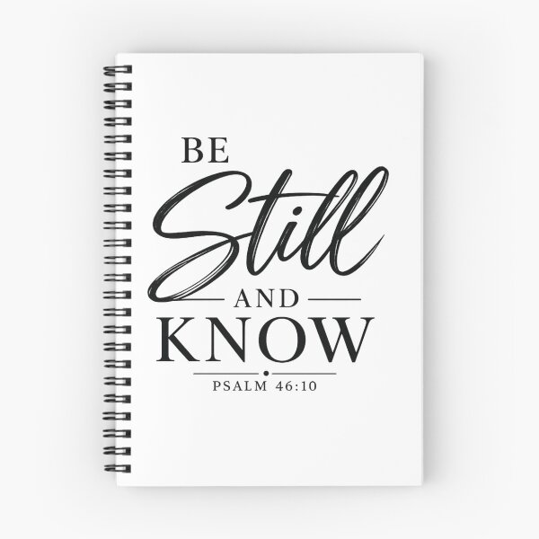 Item preview, Be Still and Know – Psalm 46:10 | Minimal Christian Bible Verse Typography designed and sold by Leefs.