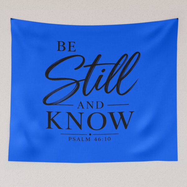 Item preview, Be Still and Know – Psalm 46:10 | Minimal Christian Bible Verse Typography designed and sold by Leefs.