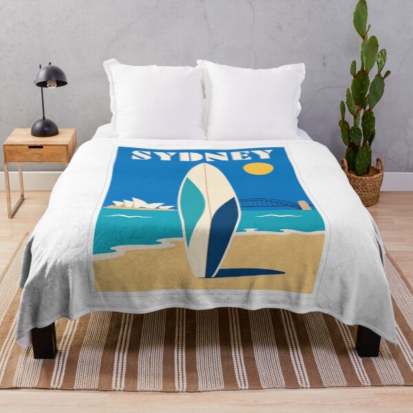 Item preview, Sydney Surfboard Coastal Travel Poster designed and sold by Beyond Destinations.