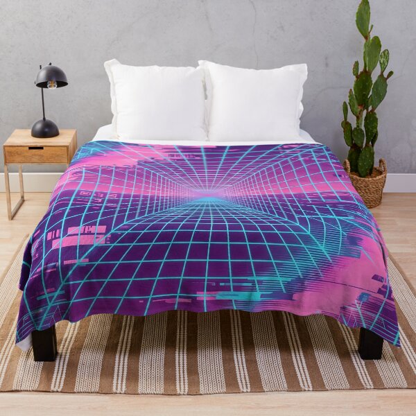 Item preview, Neon Grid Tunnel Dream designed and sold by Based Originals.