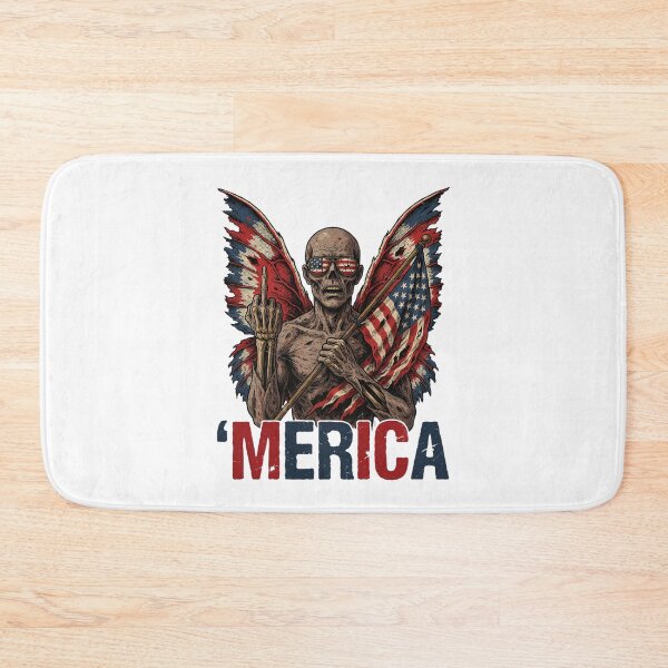 Item preview, 'Merica Mothman Patriotic Tee v9 designed and sold by DarylWelsh2024.