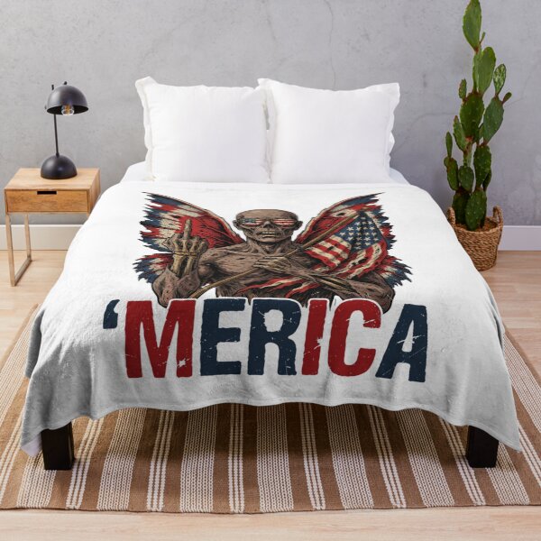 Item preview, 'Merica Mothman Patriotic Tee v9 designed and sold by DarylWelsh2024.