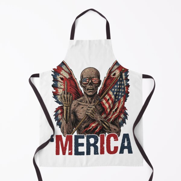 Item preview, 'Merica Mothman Patriotic Tee v9 designed and sold by DarylWelsh2024.