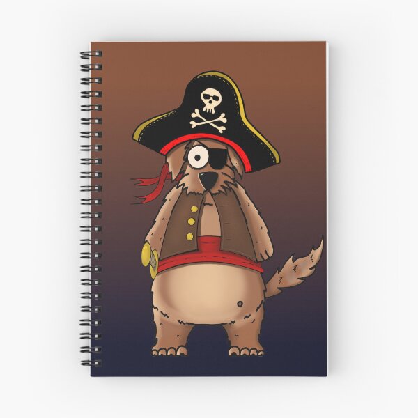 Item preview, Cute Pirate Dog Ocean Sunset Halloween Art designed and sold by Englandbear.