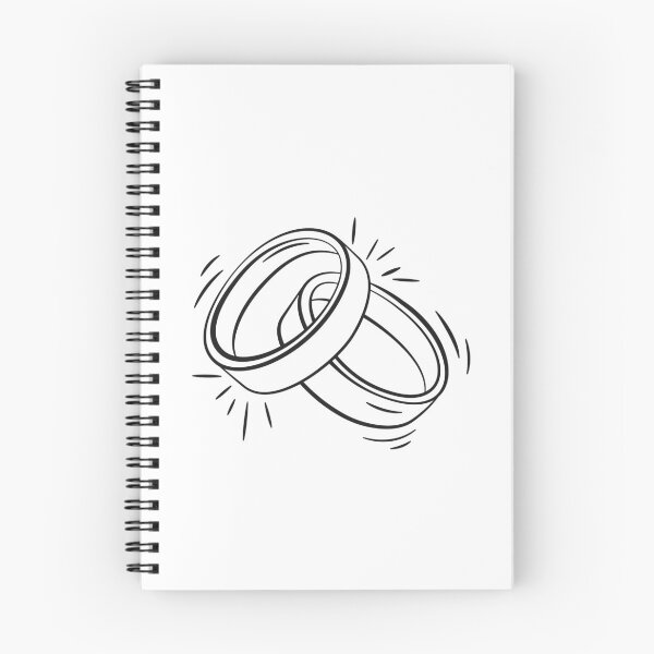 Item preview, Wedding Rings, Minimalist Marriage Bands with sparkle accent, wedding, bridal, jewelry, greeting designed and sold by CHERRY--SHOP.