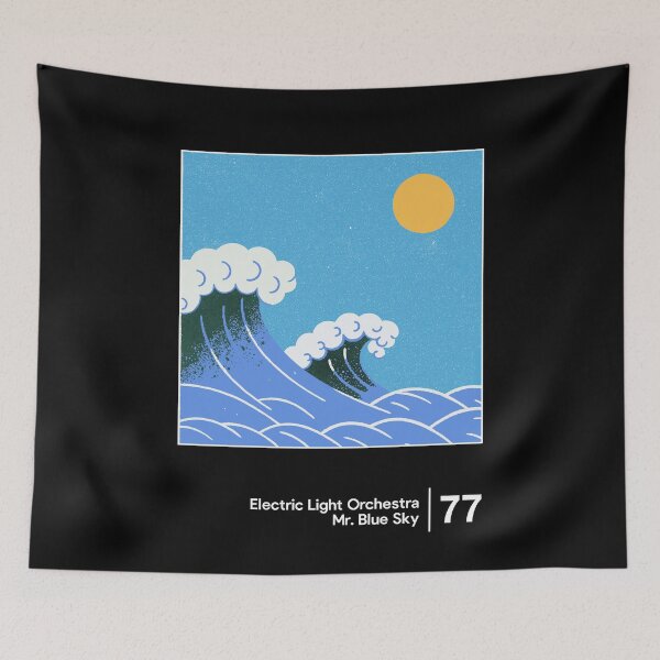 Item preview, Mr Blue Sky  - Minimalist Graphic Artwork Design  designed and sold by Saudade--.