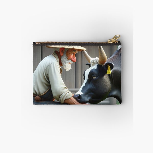 Item preview, Old Fart Milking a Cow designed and sold by Colin Bentham.