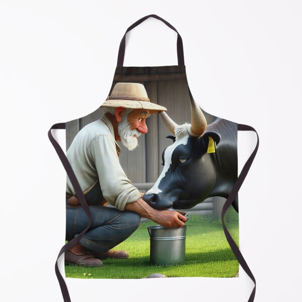 Item preview, Old Fart Milking a Cow designed and sold by Colin Bentham.