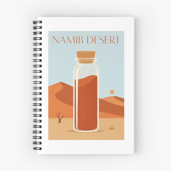 Item preview, Namib Desert Sand Bottle Travel Poster designed and sold by Beyond Destinations.