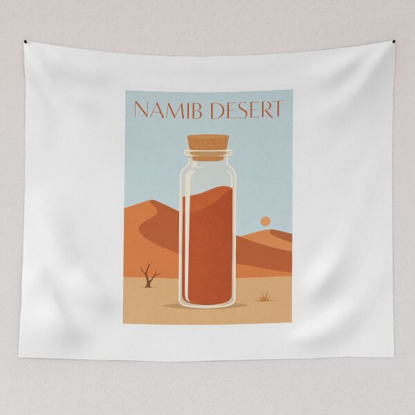 Item preview, Namib Desert Sand Bottle Travel Poster designed and sold by Beyond Destinations.