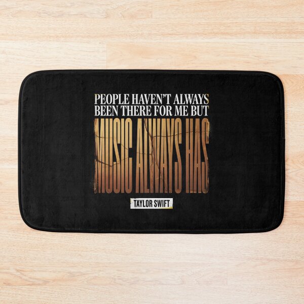 Item preview, Music Always Has - Taylor Swift Distressed Amber Block Type Quote designed and sold by Enea Kelo.