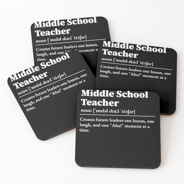 Item preview, Middle School Teacher Definition  designed and sold by LounisArt.