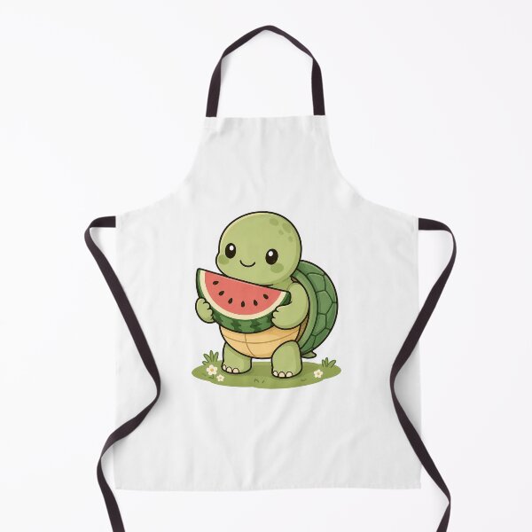 Item preview, Cute Turtle Holding Watermelon Sticker designed and sold by PawsGiggles.