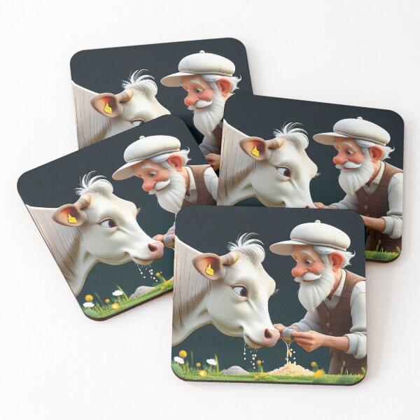 Item preview, Old Fart Milking a Cow designed and sold by Colin Bentham.