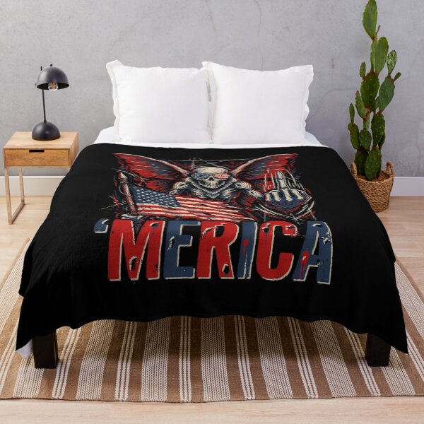 Item preview, 'Merica Mothman Patriotic Tee v10 designed and sold by DarylWelsh2024.