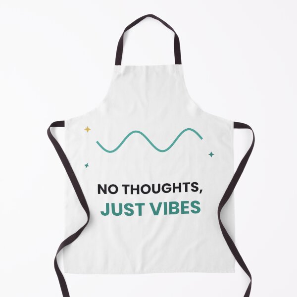 Item preview, No Thoughts Just Vibes Funny Sticker designed and sold by QuirkyCartel.