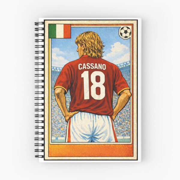 Item preview, Fantantonio - Retro Cassano AS Roma shirt. designed and sold by Tony Panini Retro.