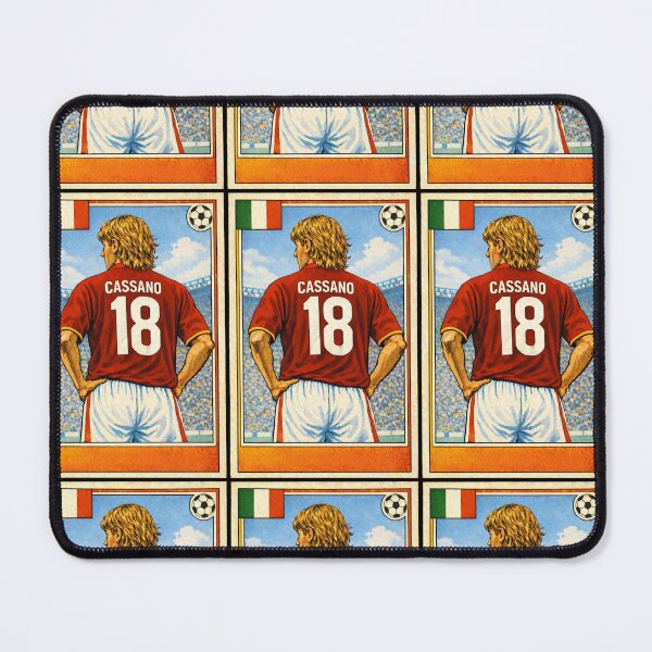 Item preview, Fantantonio - Retro Cassano AS Roma shirt. designed and sold by Tony Panini Retro.