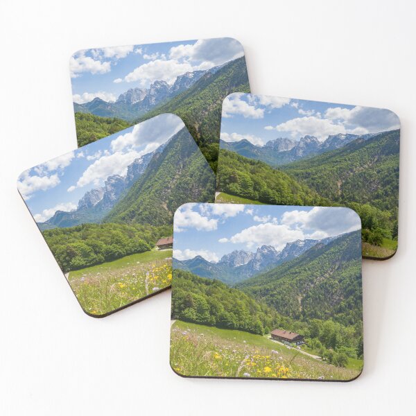 Item preview, Kaisertal with flower meadow and Ellmauer Halt, Kaiser Mountains, Tyrol, Austria designed and sold by Torsten  Krüger.