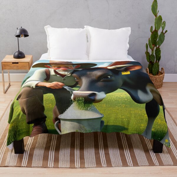Item preview, Old Fart Milking a Cow designed and sold by Colin Bentham.