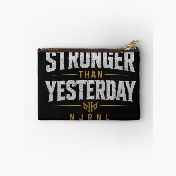 Item preview, Stronger Than Yesterday | Motivational Gym Shirt designed and sold by NJRNL Apparel .