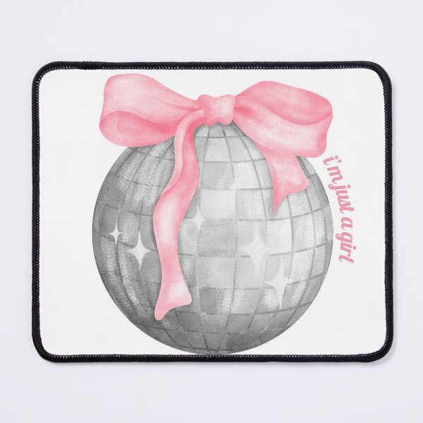 Item preview, I'm just a girl disco bow designed and sold by Novannah.