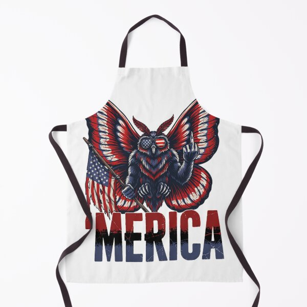 Item preview, 'Merica Mothman Patriotic Tee v11 designed and sold by DarylWelsh2024.