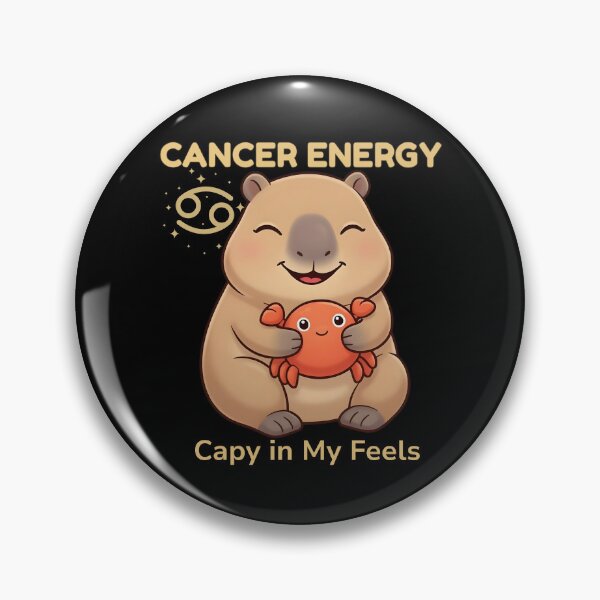 Item preview, Cancer Energy - Capy in My Feels designed and sold by Mythical Enchantia.