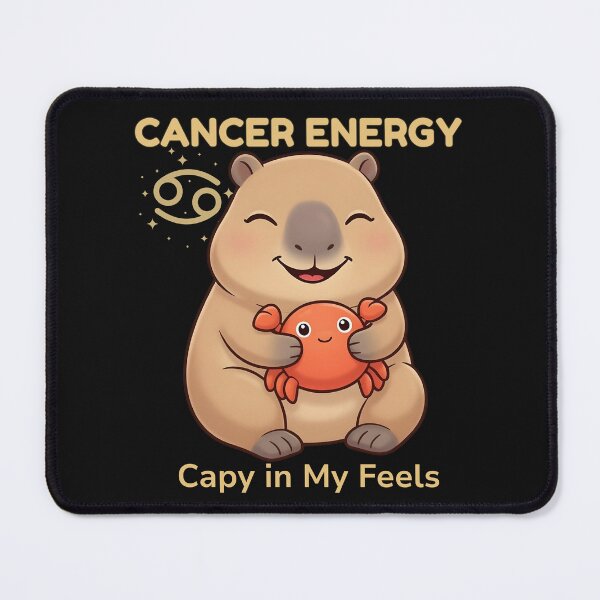 Item preview, Cancer Energy - Capy in My Feels designed and sold by Mythical Enchantia.
