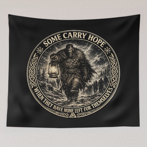 Item preview, Some Carry Hope When They Have None Left for Themselves Shirt | Viking Shirt | Norse Gift | Echoes of the Fallen designed and sold by Mythborn Saga.
