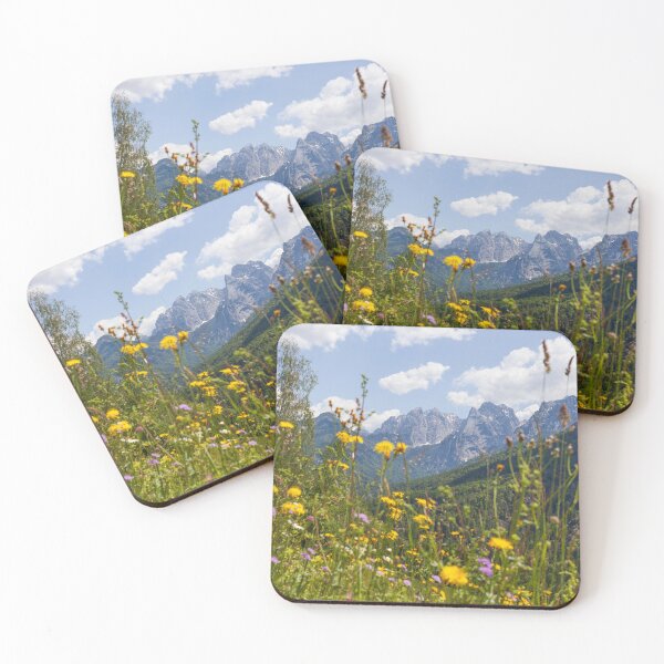 Item preview, Kaisertal with flower meadow and Ellmauer Halt, Kaiser Mountains, Tyrol, Austria designed and sold by Torsten  Krüger.