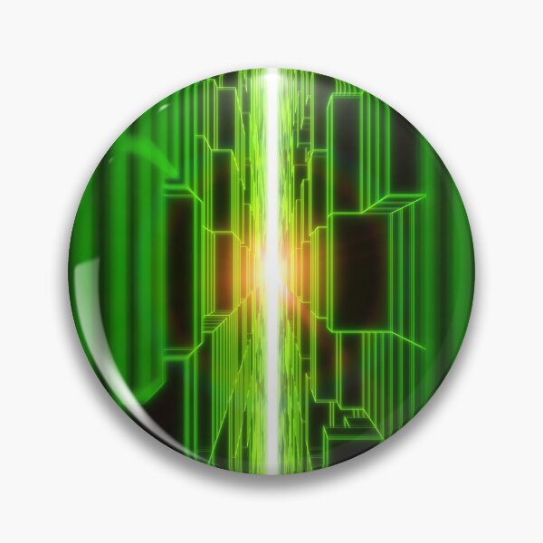 Item preview, Green Vertical Parallel Blocks designed and sold by Electric Shock!! Design.