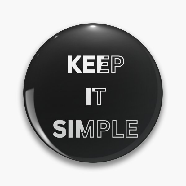 Item preview, keep it simple,| minimalist motivational typography T-SHIRT,simple design, less cringe,clean designed and sold by Bekado.