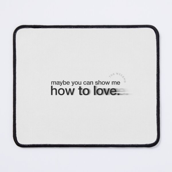 Item preview, Maybe You Can Show Me How To Love The Weeknd Motion Blur designed and sold by Enea Kelo.