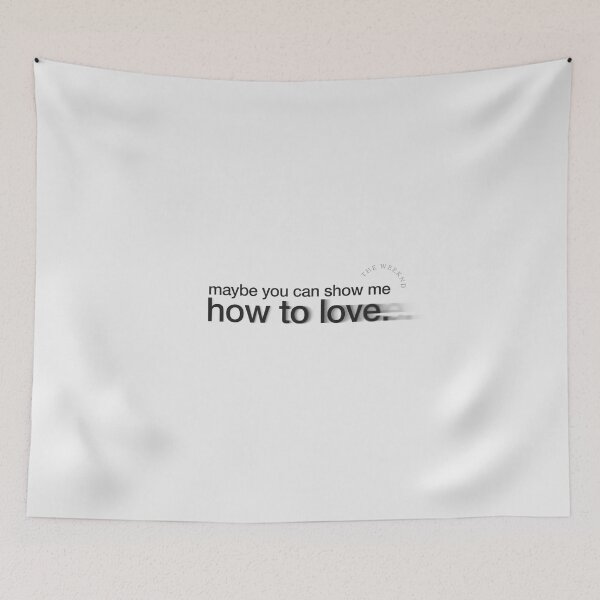 Item preview, Maybe You Can Show Me How To Love The Weeknd Motion Blur designed and sold by Enea Kelo.