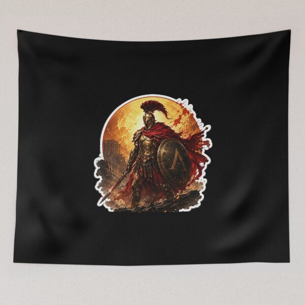 Item preview, Ancient greek warrior spartan designed and sold by SMARTKIT  DESIGNAGENCY.