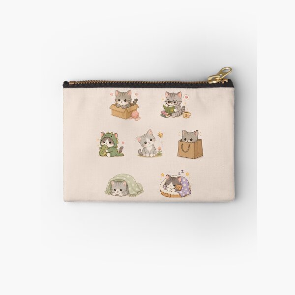 Item preview, Silver Tabby Kitten Sticker Pack designed and sold by MellowMunchkins.