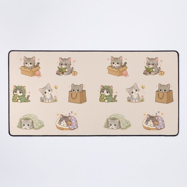 Item preview, Silver Tabby Kitten Sticker Pack designed and sold by MellowMunchkins.