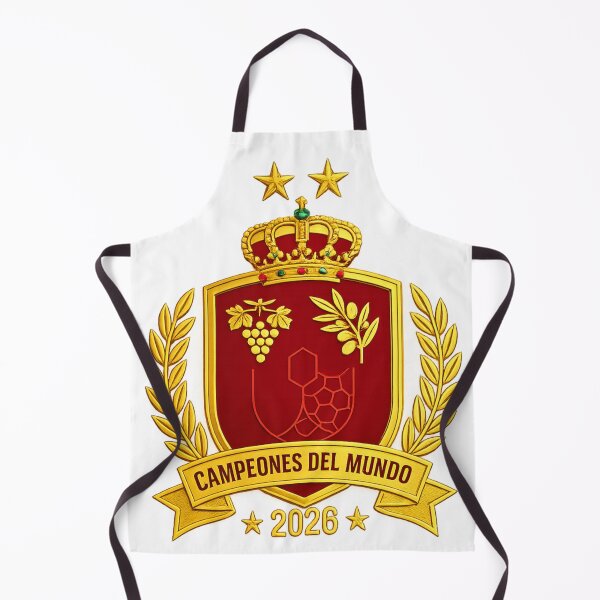 Item preview, Spain World Champions 2026 Premium Football Crest designed and sold by MAROCAIN SHOP.