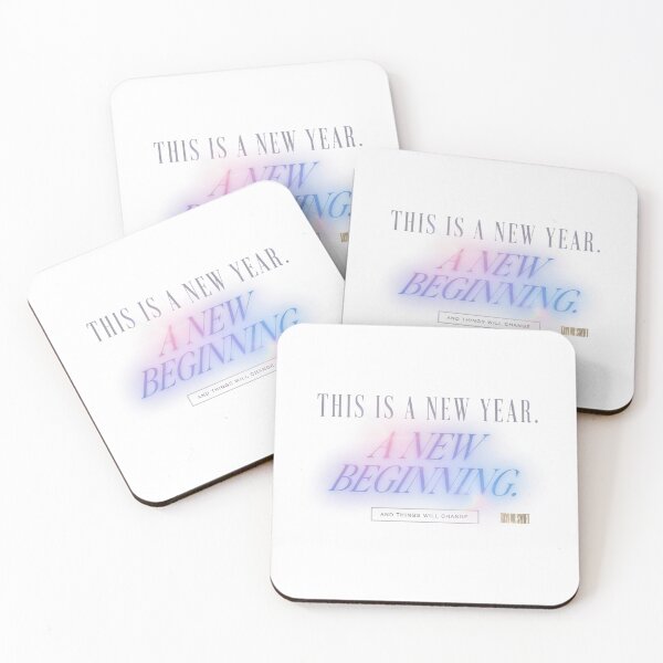 Item preview, This Is A New Year A New Beginning - Taylor Swift Pastel Gradient designed and sold by Enea Kelo.
